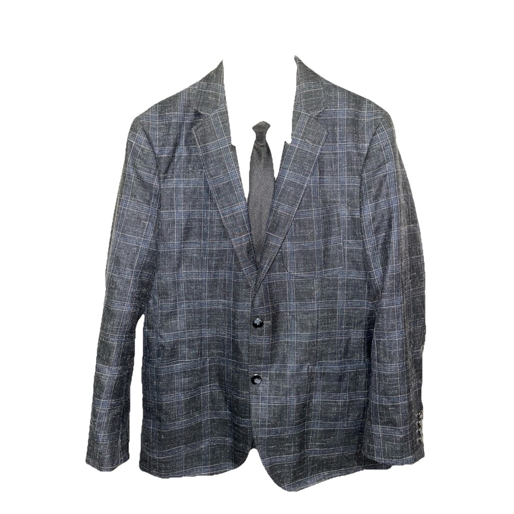 Hart Shaffer & Marks Plaid Blazer Youth Men's  Size L See Measurements Coat Only